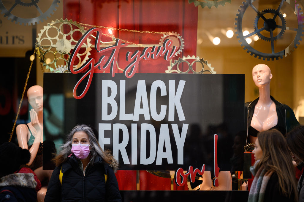 Shoppers Hunt For Bargains On Black Friday