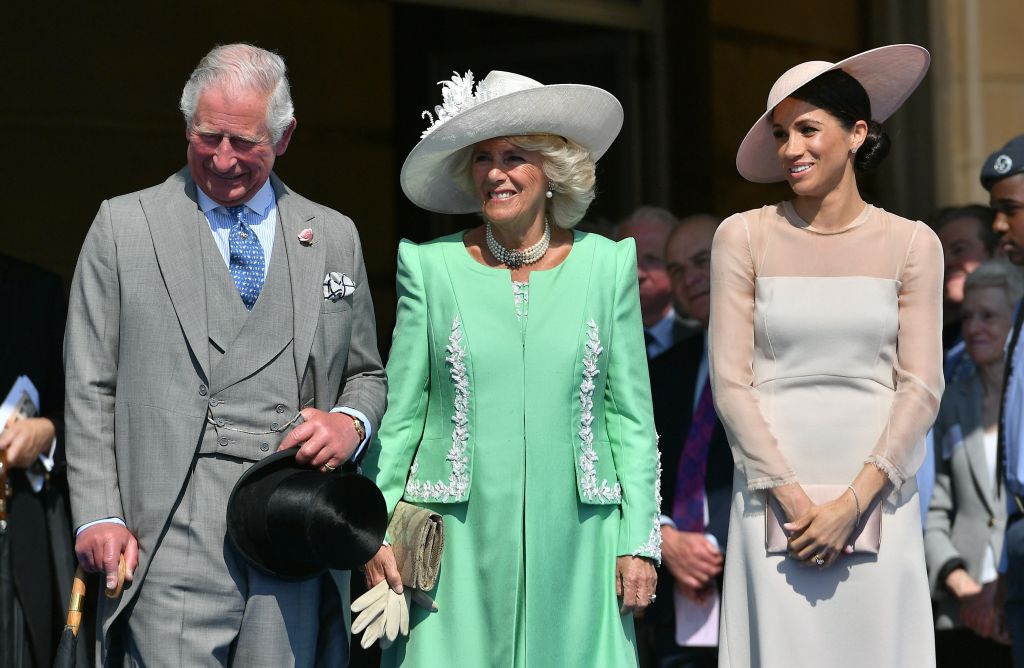  Prince Charles, Prince of Wales, Camilla, Duchess of Cornwall and Meghan Markle