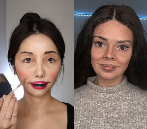 Uncanny valley makeup