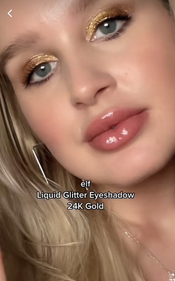 Alyssa Lorraine - gold eyeshadow