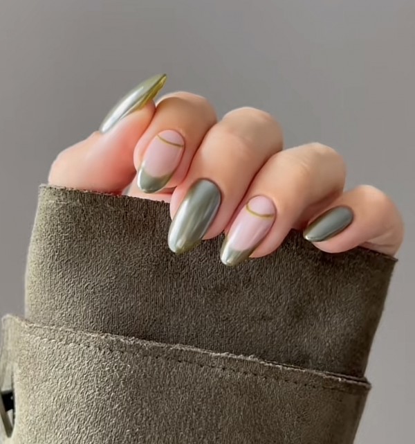 matcha nails