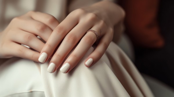 minimalist nails manicure