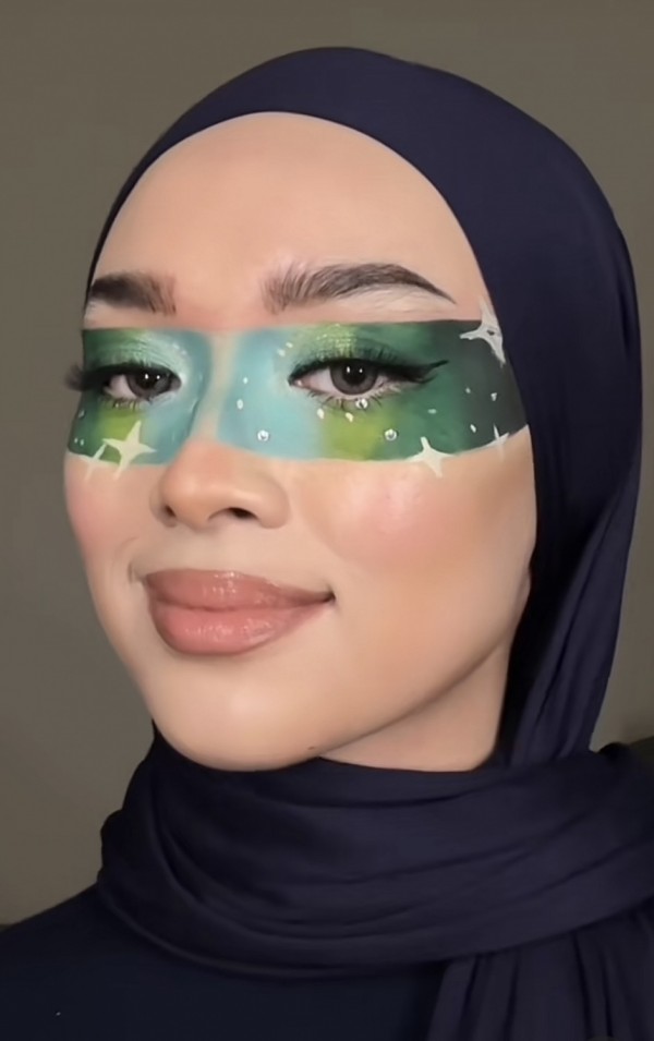 tape makeup challenge