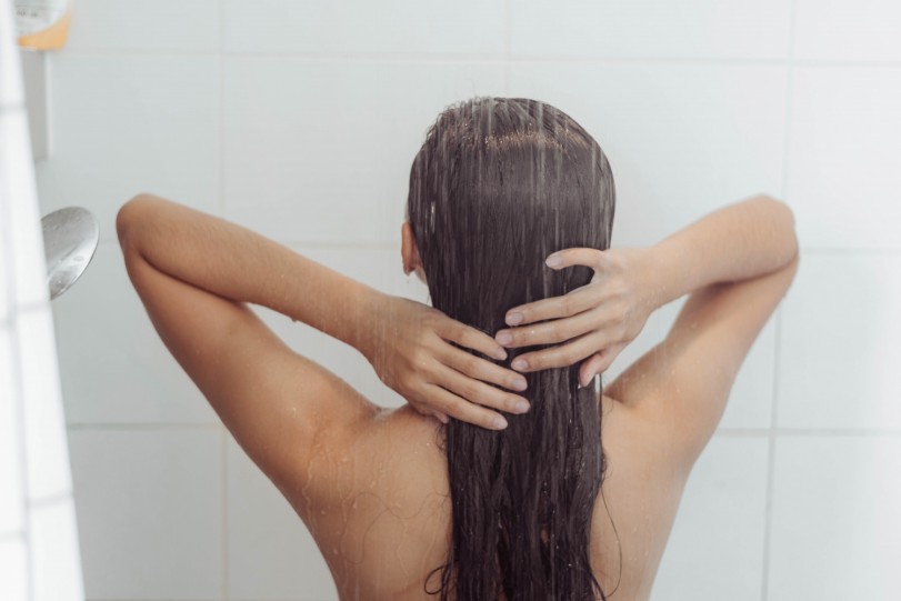 hair washing shower