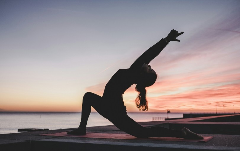 woman yoga pose