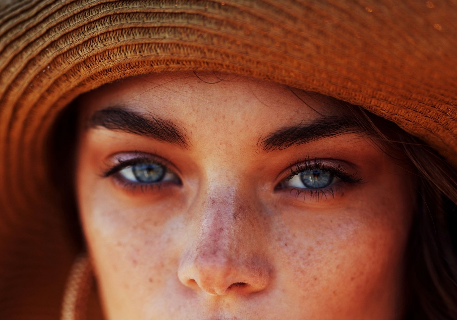 girl with blue eyes