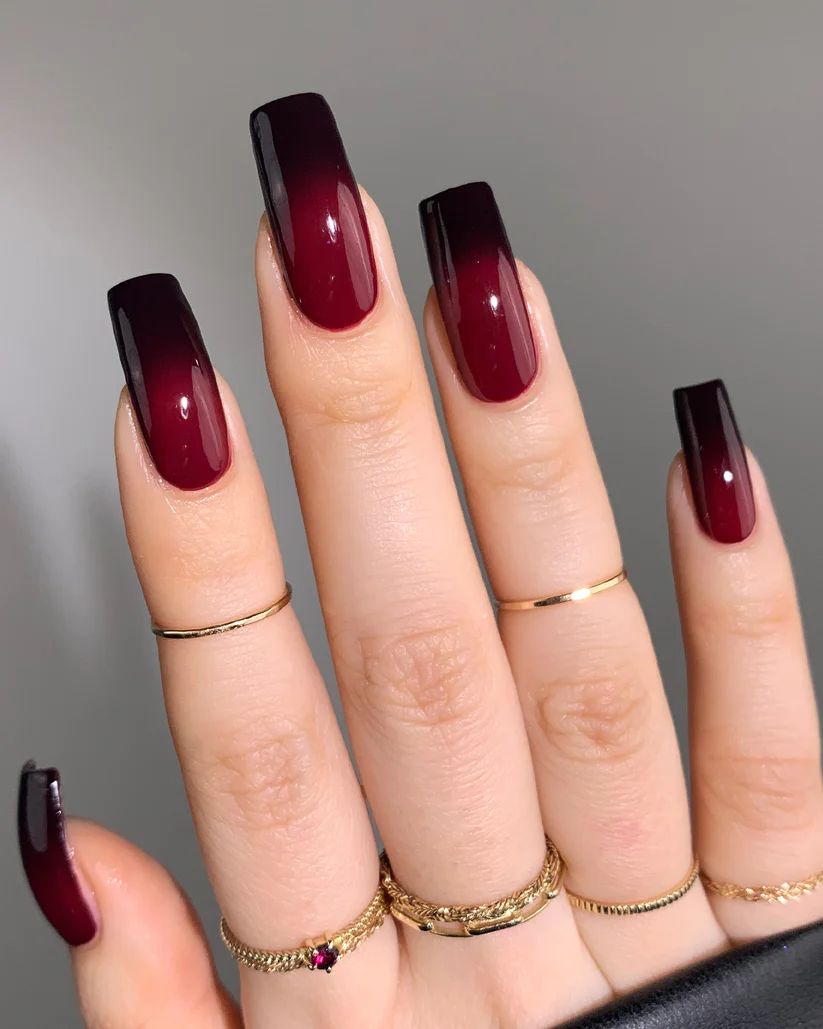 Red thermal nails