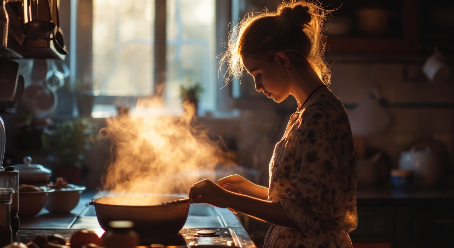 How to Dispel Cooking Odors From Your Hair