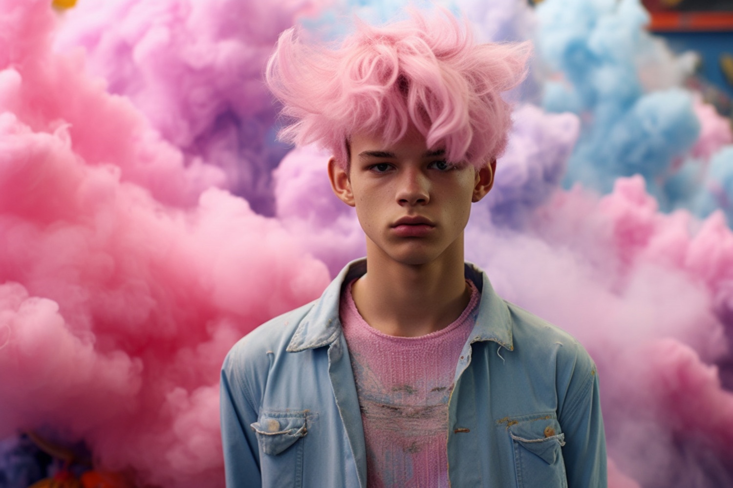 Colorful Hair Trends for Men This 2024