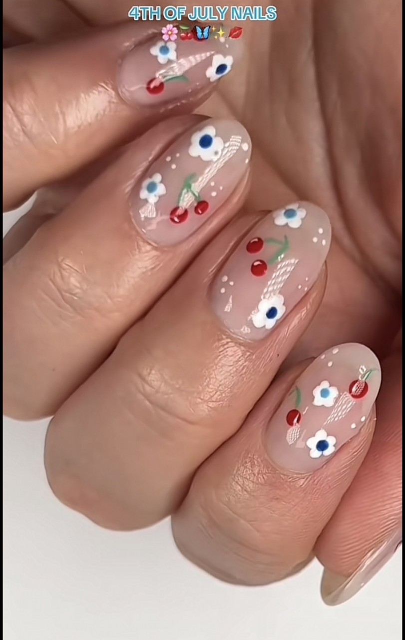 4th of july nails