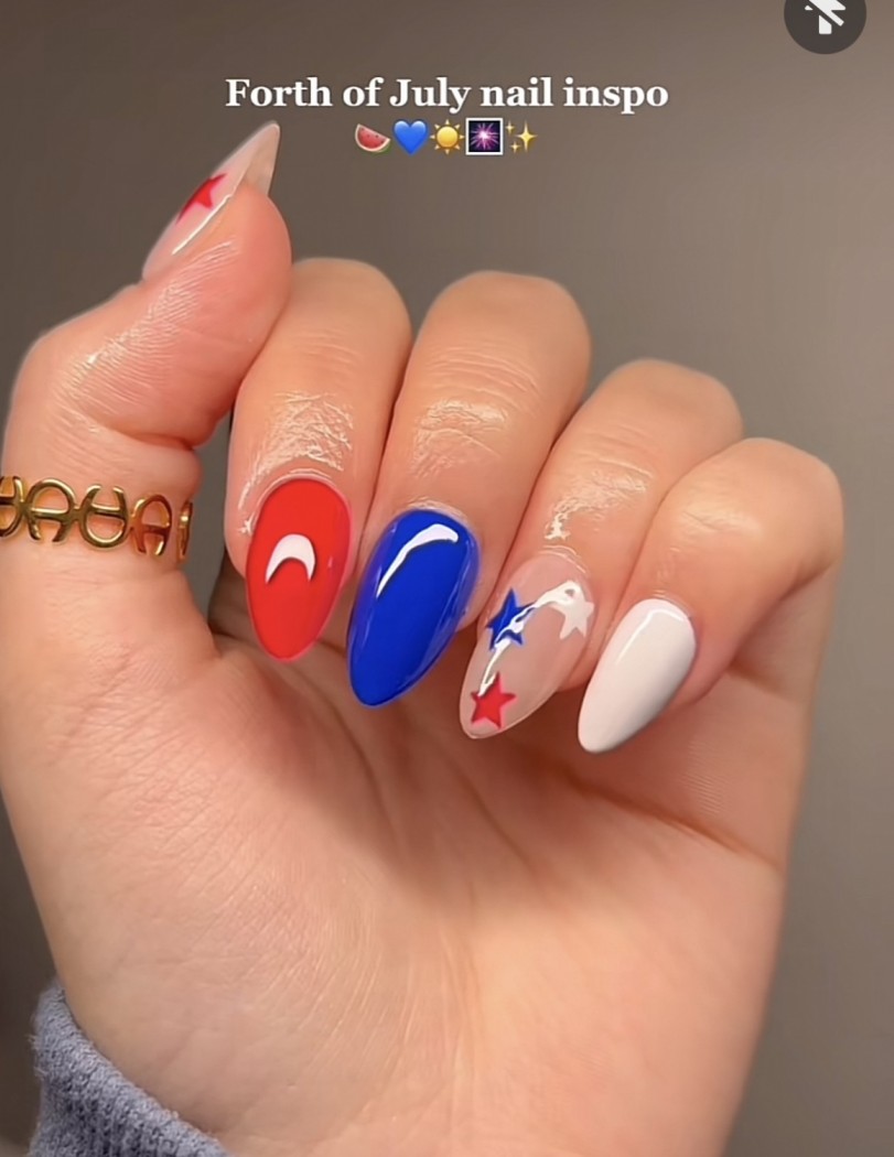 4th of july nails 4th of july nails