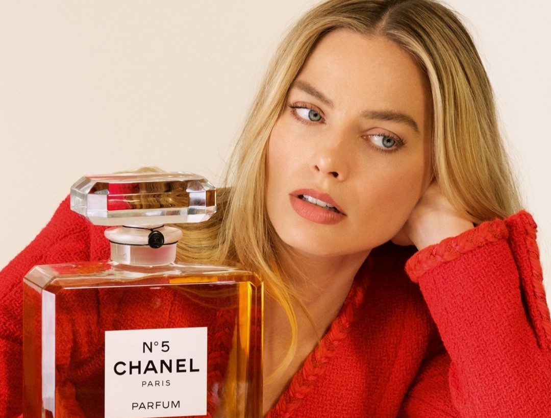 Margot Robbie as the new face of Chanel No. 5