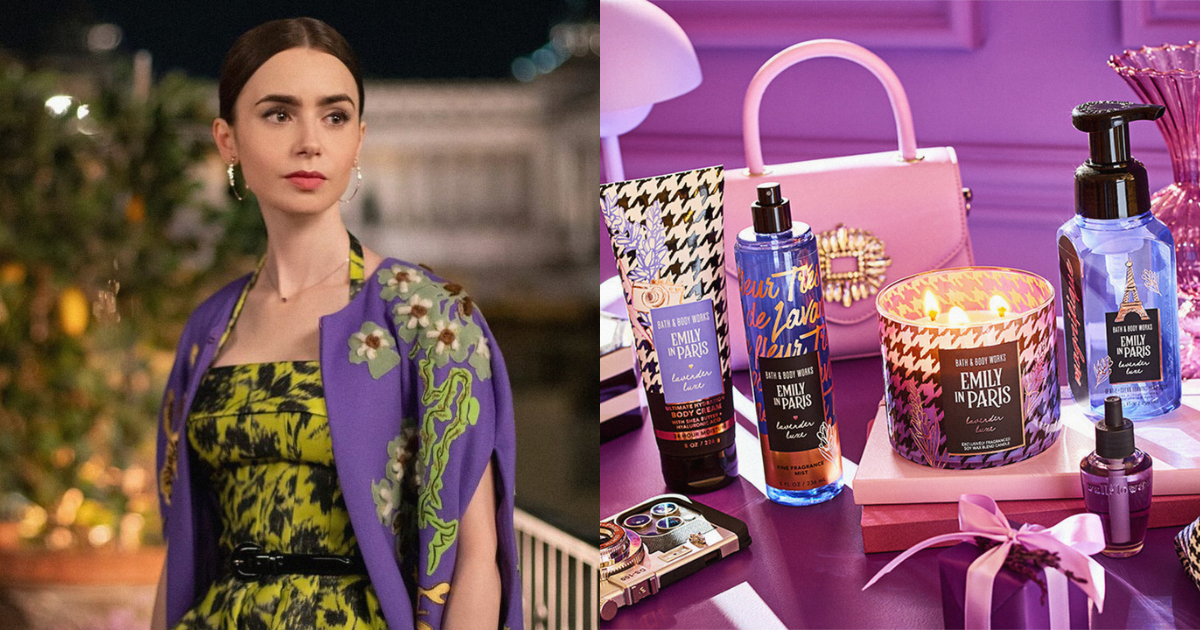 Lily Collins | Bath & Body Works x Emily in Paris