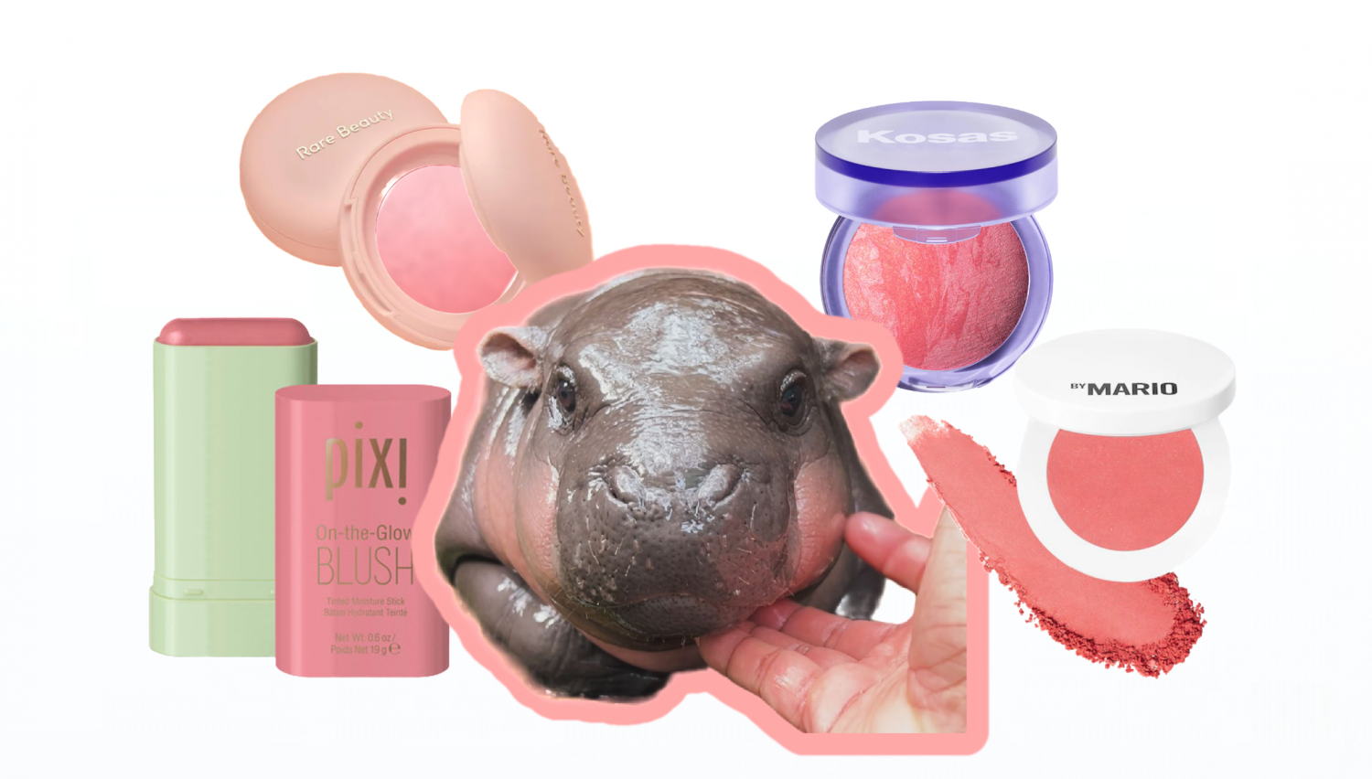 How to Rock 'Moo Deng' Makeup: 4 Blushes to Recreate the Viral Hippo's Signature Flush