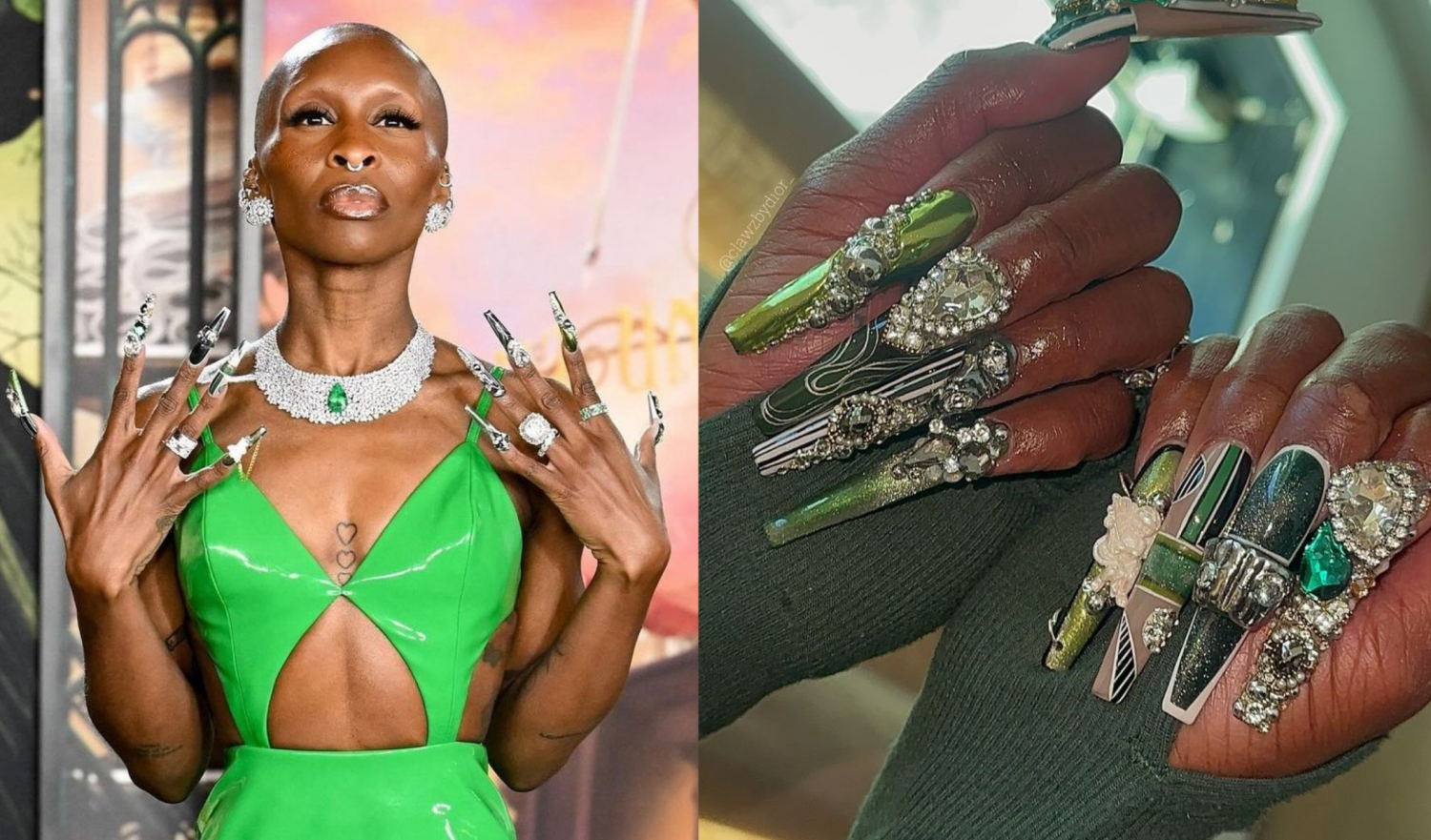 Cynthia Erivo&#039;s &#039;Elphaba-Coded&#039; Mani: Step-by-Step Breakdown to Re-Create Look