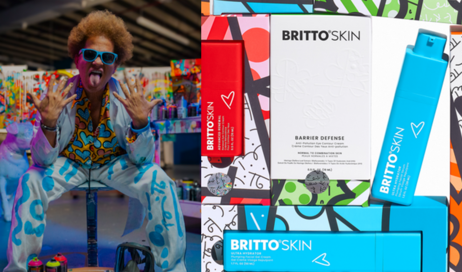 Brazilian Artist Romero Britto Launches Plant-Based Skincare Line