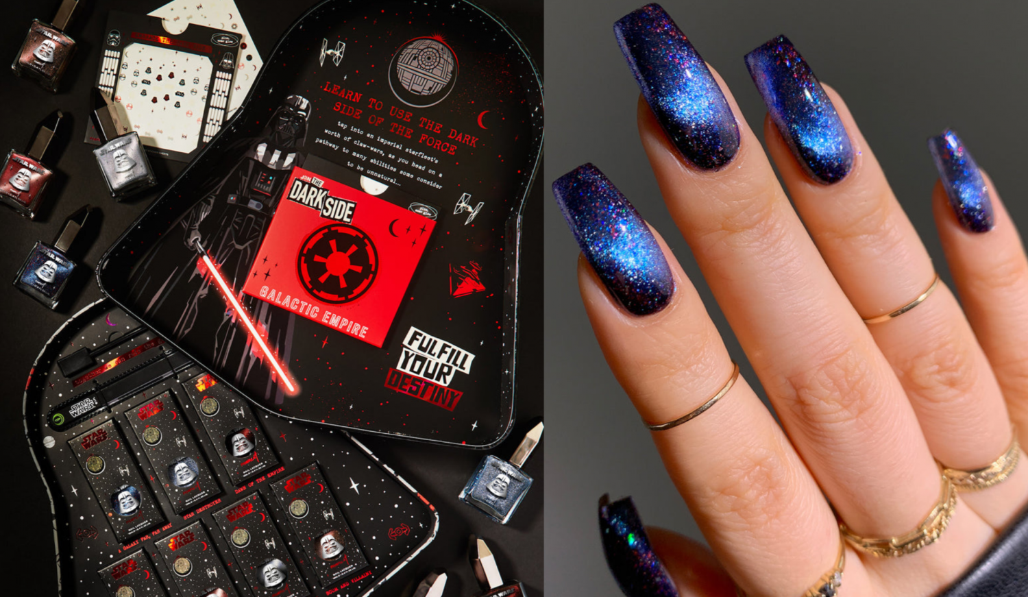 Mooncat Invites 'Star Wars' Fans to Join the Dark Side With 'Darth Vader'-Inspired Nails