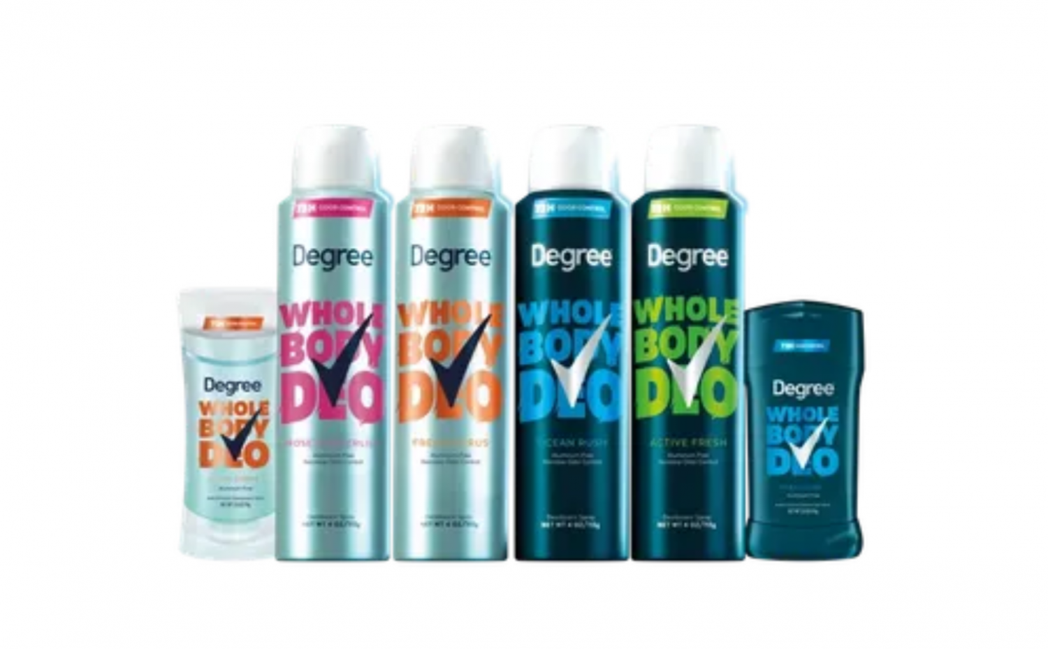 Degree&#039;s New Body Deodorant Line Promises Odorless Underarm, Feet for 72-Hour Wear