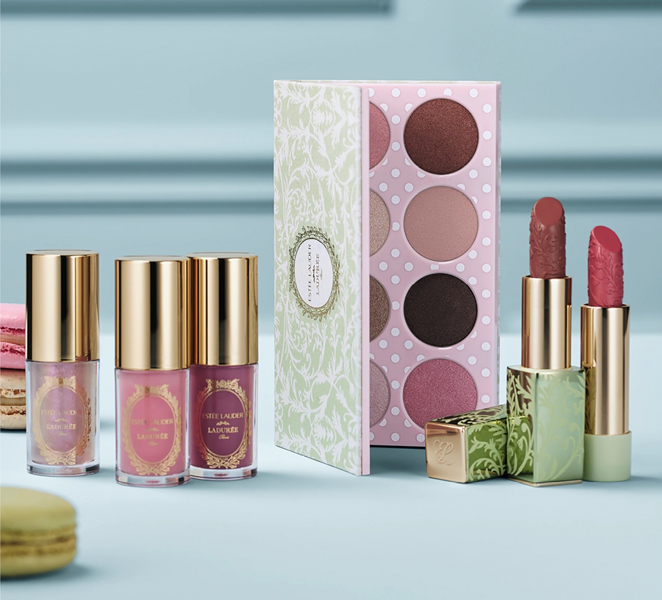 Estée Lauder x Ladurée to Launch Valentine&#039;s Day Makeup Gift Sets for A Limited Time Only