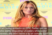 Cat Deeley embarks on EPIC Twitter rant as she slams 'disgusting' LA eatery