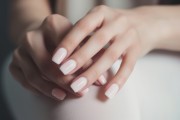 Milk nails manicure