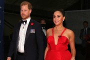 Meghan Markle Rewears 2021 Red Gown, But People Are Loving Her New 'Twists' to the Look This Time  